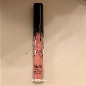 Swatched liquid lipstick